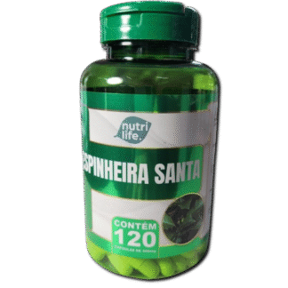 Espinheira Santa - Nutri Life - 120 Cápsulas - Gastrite - Refluxo - Má Digestão