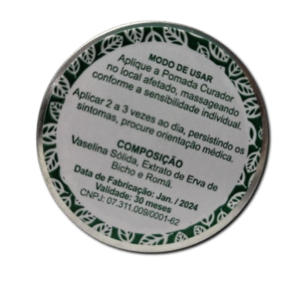 Pomada Curador Erva de Bicho - Imagem 2