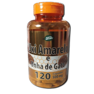 Unha de Gato com Uxi Amarelo - 120 Cápsulas