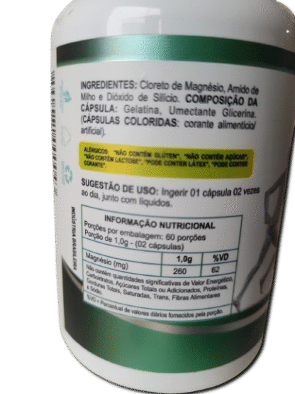 Cloreto de Magnésio - 120 Cápsulas - Imagem 2