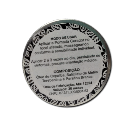 Pomada Curador - Óleo de Copaíba - Imagem 2