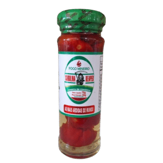 Pimenta Carolina Reaper em Conserva - Fogo Mineiro