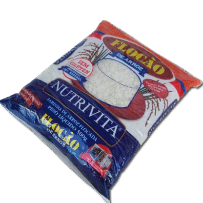 Farinha de Arroz Flocada - Nutrivita - 500g - Imagem 2