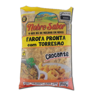Farofa Pronta com Torresmo - Nobre Sabor - 250g