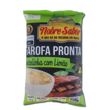 Farofa Pronta Costelinha com Limão - Nobre Sabor - 250g