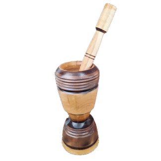 Pilão Grande de Madeira - 52cm